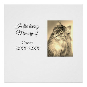 loving memorial keepsake funeral add pet name phot poster