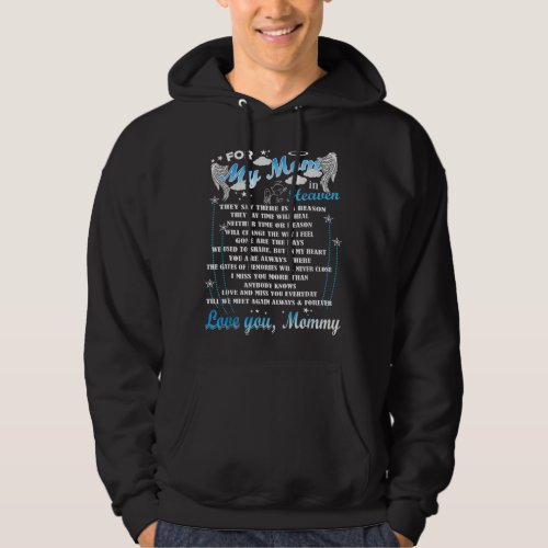 Loving Memorial My Mom Shirt Gifts For My Mom In  Hoodie
