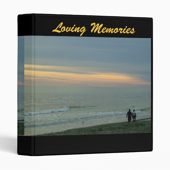 Loving Memories Sunset Along Ocean Binder