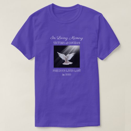 Loving Memory COVID purple T_Shirt