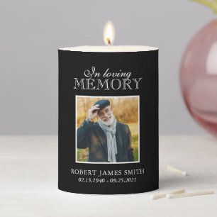 Loving Memory Custom Pillar Candle