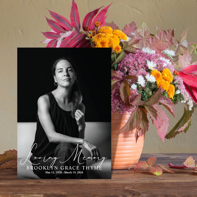 Loving Memory Full Photo Memorial Program (Creator Uploaded)