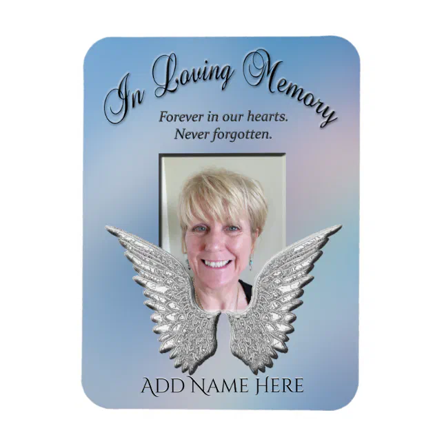 Loving Memory Memorial Magnet | Zazzle