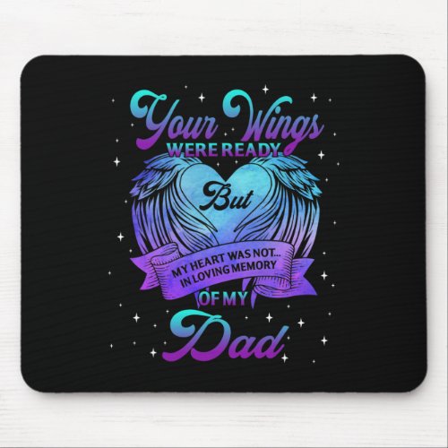 Loving Memory Of My Dad Suicide Prevention Awarene Mouse Pad