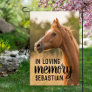 Loving Memory Personalize Pet Memorial Horse Photo Garden Flag