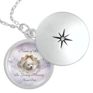 Loving Memory Pet Sterling Silver Locket Necklace