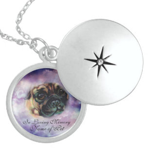 Loving Memory Pet Sterling Silver Locket Necklace