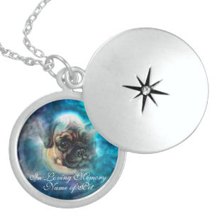 Loving Memory Pet Sterling Silver Locket Necklace