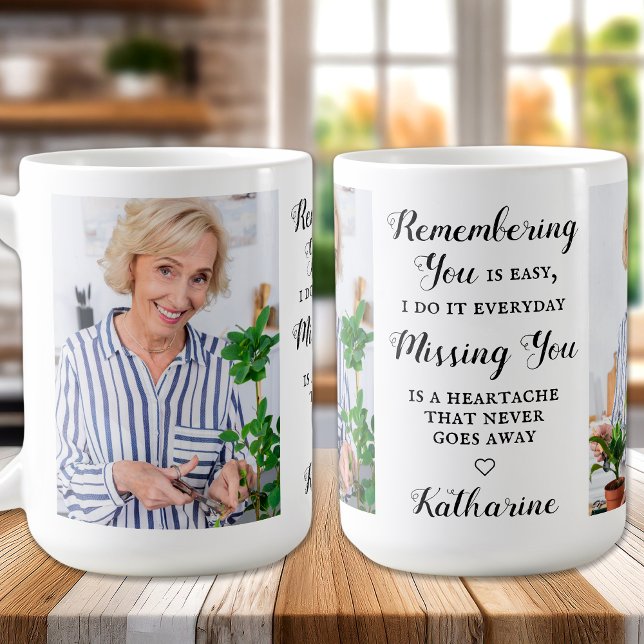 Loving Memory Remembrance Keepsake Memorial Photo Coffee Mug (Creator Uploaded)