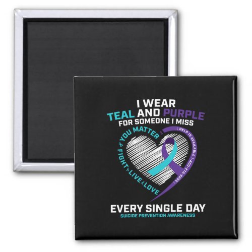 Loving Memory Suicide Prevention Awareness  Magnet