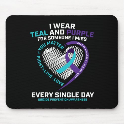 Loving Memory Suicide Prevention Awareness  Mouse Pad