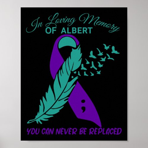 Loving Memory Suicide Prevention Awareness  Poster