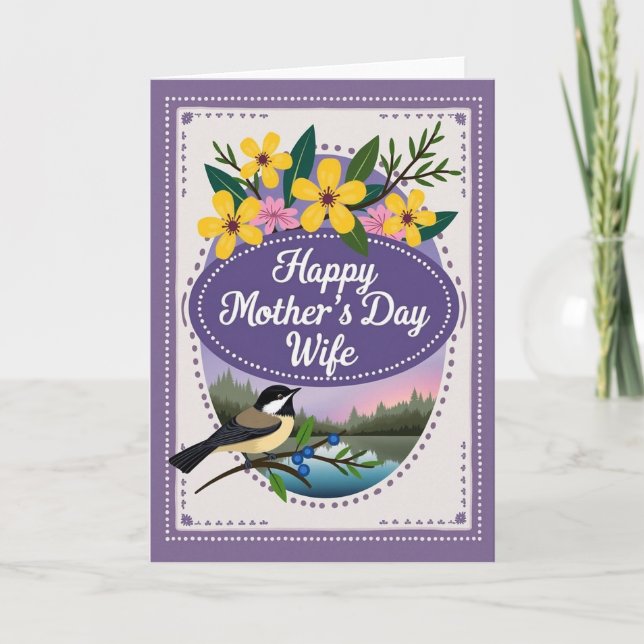 Loving Moms Day Image Card (Front)