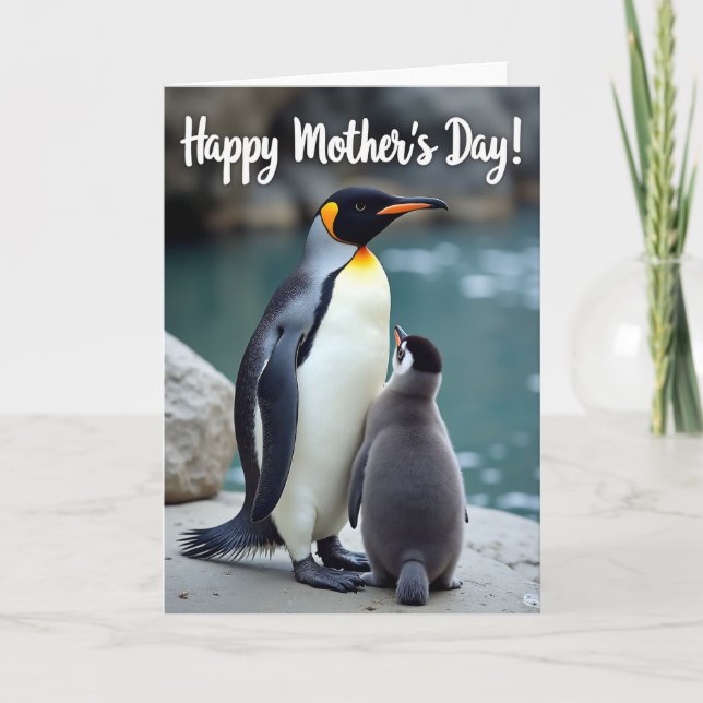 Loving Mother Bird Scene Card (Front)