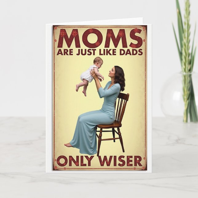 Loving Mother Infant Lift Card (Front)