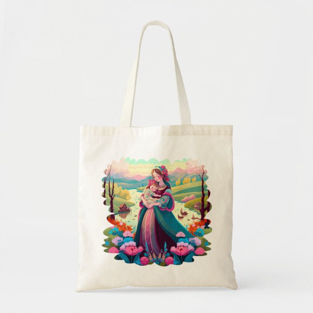 Loving Mother Tote Bag (Front)