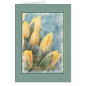 Loving Mother Watercolor Tulips (Front)