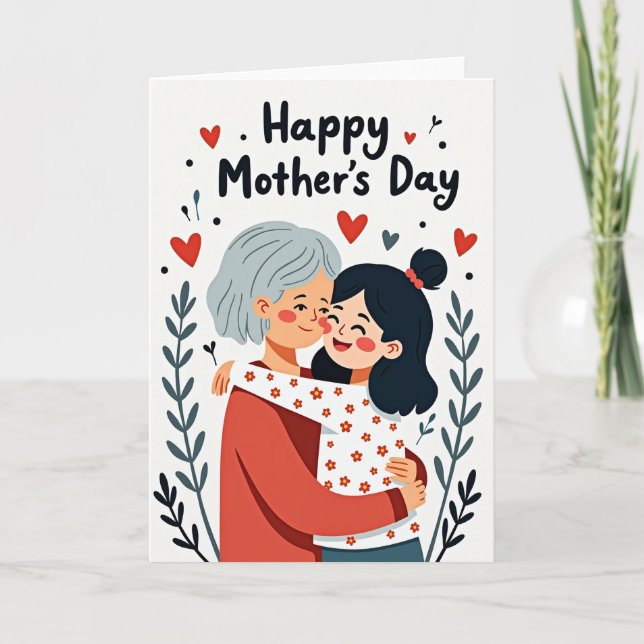 Loving Mothers Day Art Card (Front)