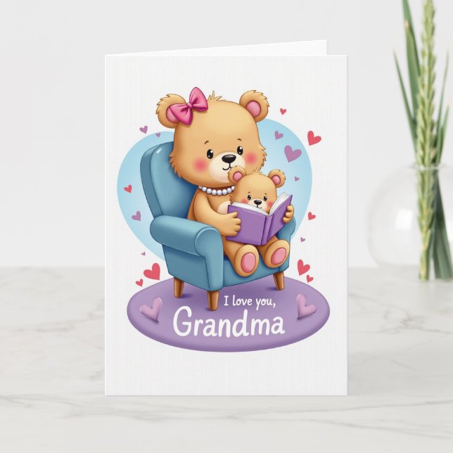 Loving Mothers Day Bears Card (Front)