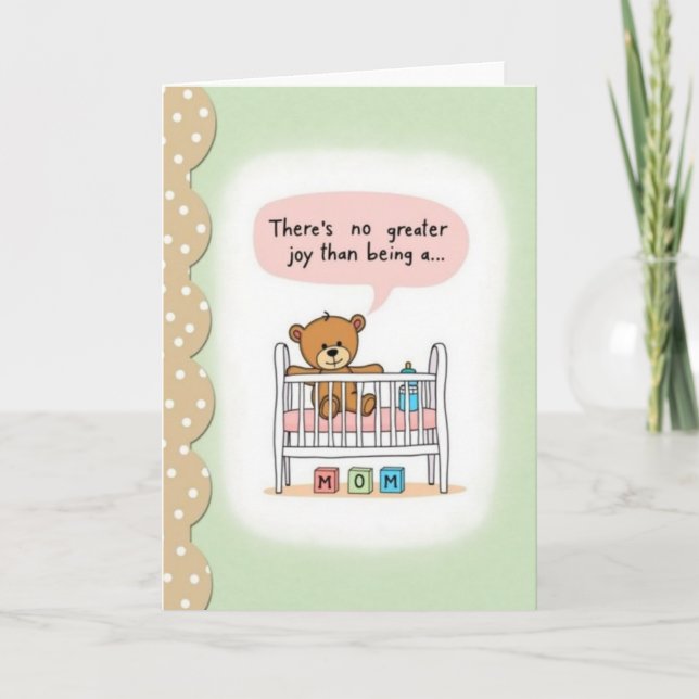 Loving Mothers Day Blocks Card (Front)