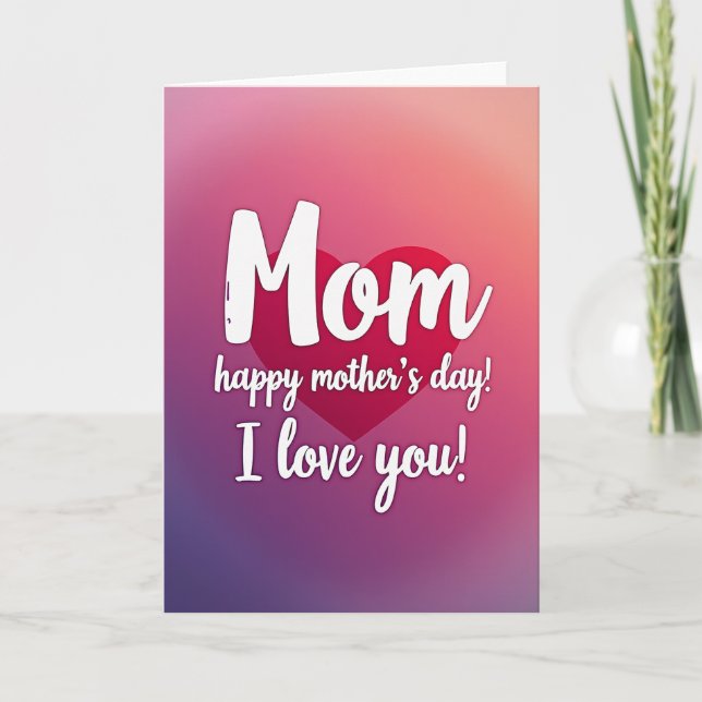 Loving Mothers Day Card (Front)