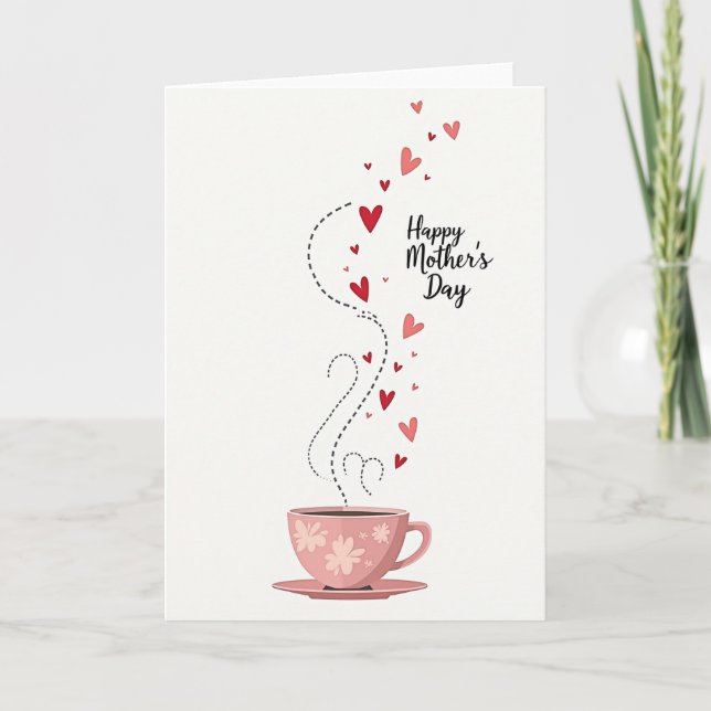 Loving Mothers Day Cup Card (Front)