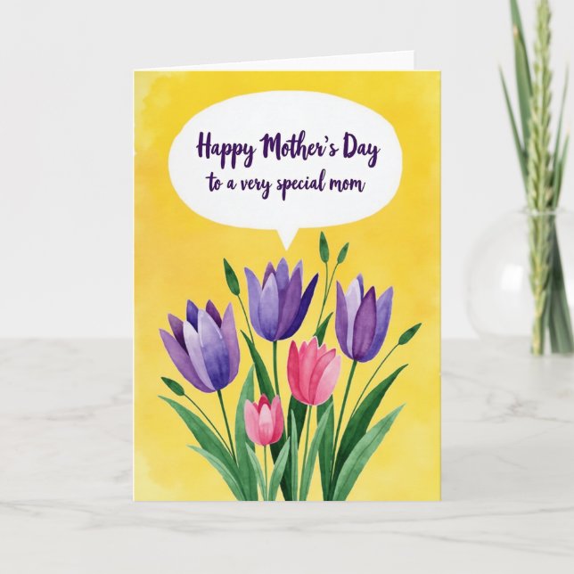 Loving Mothers Day Design Card (Front)