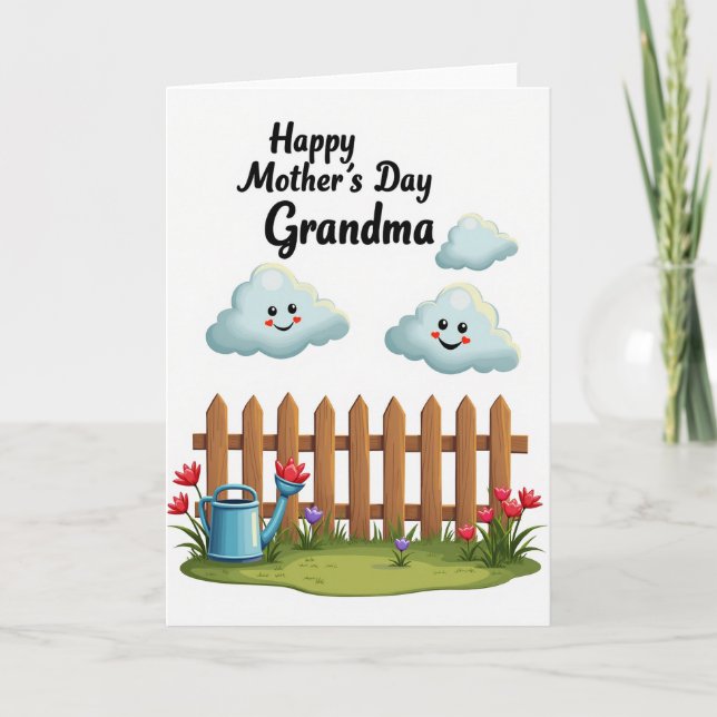 Loving Mothers Day Fence Card (Front)