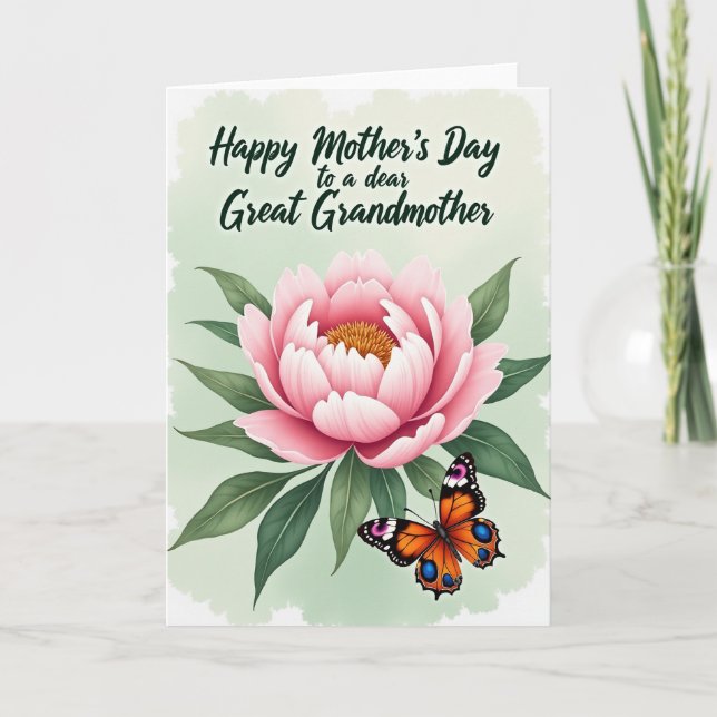 Loving Mothers Day Foliage Card (Front)