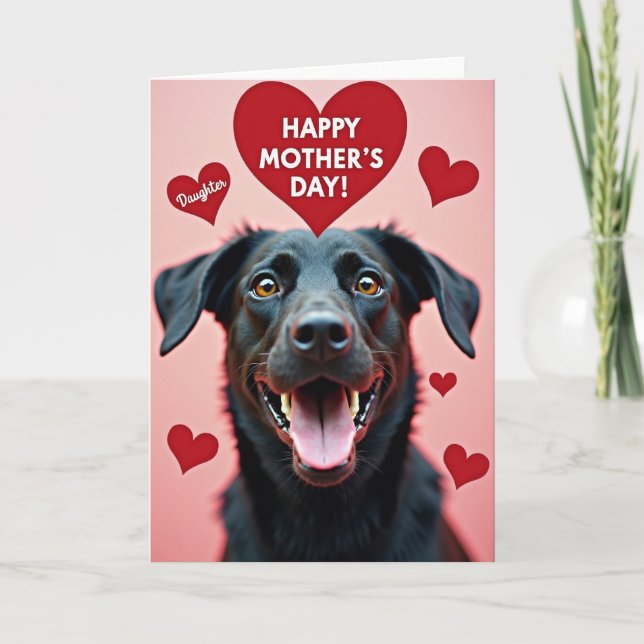 Loving Mothers Day Fur Card (Front)