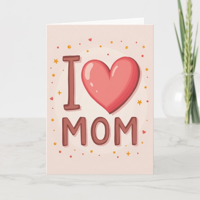 Loving Mothers Day Glow Card (Front)