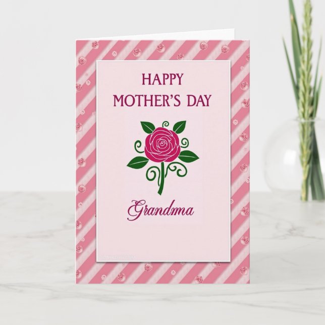 Loving Mothers Day Grandma Card (Front)