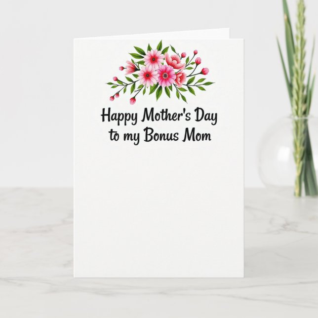 Loving Mothers Day Message Card (Front)