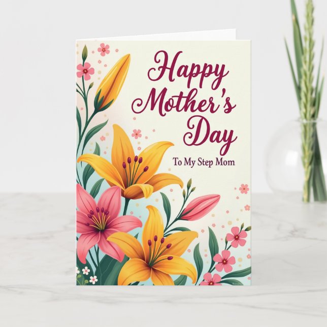 Loving Mothers Day Petals Card (Front)