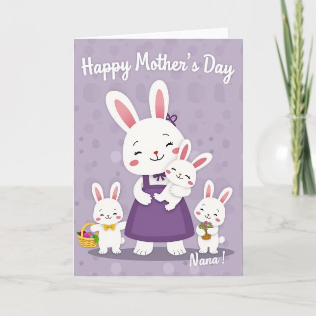 Loving Mothers Day Scene Card (Front)