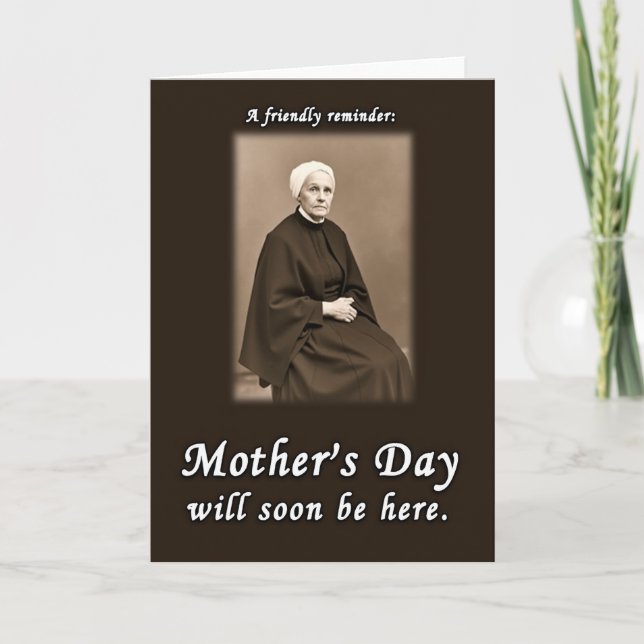 Loving Mothers Day Sepia Card (Front)