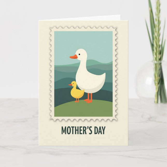 Loving Mothers Day Stamp Card (Front)