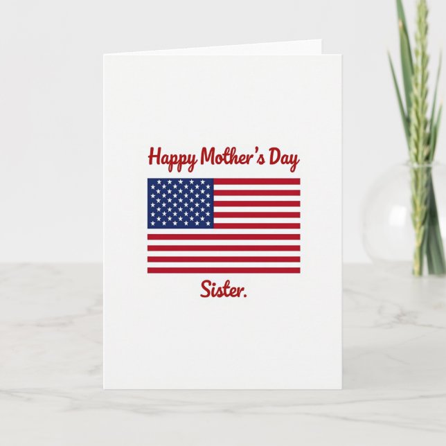 Loving Mothers Day Stripes Card (Front)
