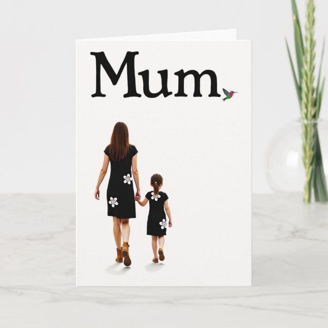 Loving Mothers Day Walk Design Card (Front)