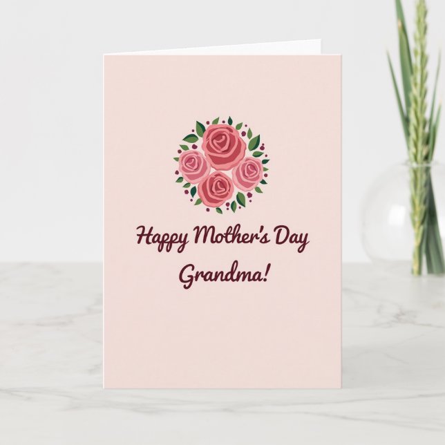 Loving Mothers Day Wishes Card (Front)