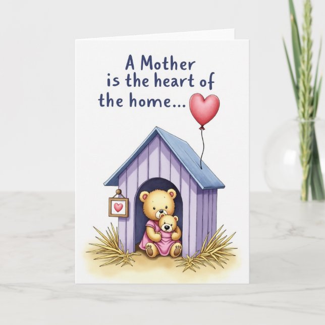 Loving Mothers Embrace Card (Front)