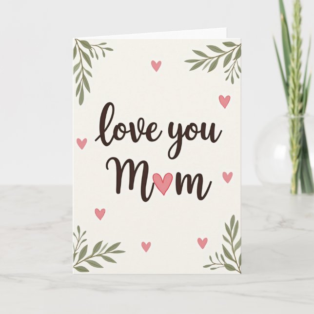 Loving Mothers Message Card (Front)