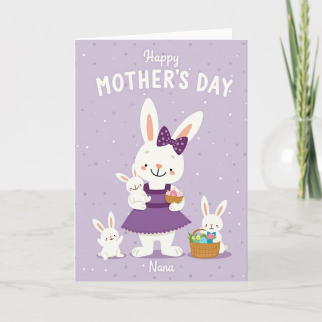 Loving Nana Mothers Day Card (Front)