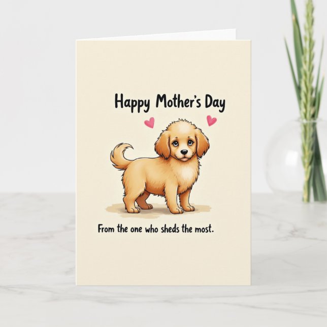 Loving Pet Mothers Day Card (Front)