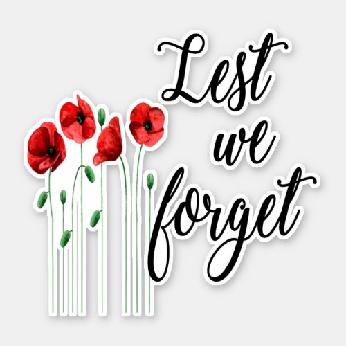 Loving Reminder Remembrance Day Sticker