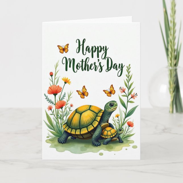 Loving Reptile Mothers Day Card (Front)