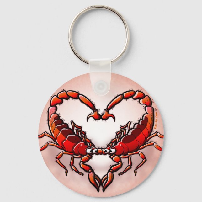 Loving Scorpions Keychain (Front)