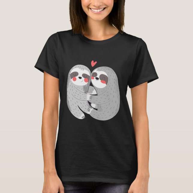 Loving Sloths Sloth Love T-Shirt (Front)