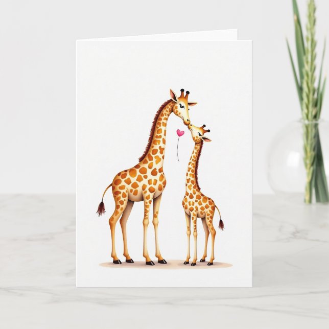 Loving Spotted Beasts Mothers Day Card (Front)