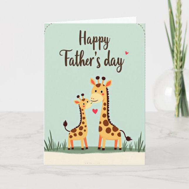 Loving Spotted Fathers Day Card (Front)